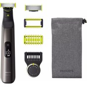 Resim Philips Oneblade Pro QP6551/15 Yüz ve Vücut Tüy Alma Makinesi, Koyu Gri 360 Derece 