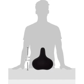 Resim Lidyahan Store Comfort Bisiklet Selesi, Kadın ve Erkek Için Yedek Bisiklet Selesi, Standart Sele Destekli Üniversal Fit Sele 