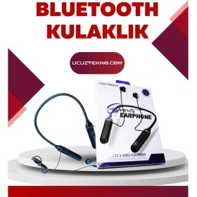 Resim Polygold PG-100 Bluetooth Kulaklık – Ergonomik Boyun Bantlı Tasarım, Net Ses ve Konfor 