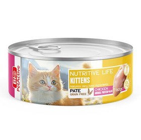 Resim Bio Pet Active Kitten Nutritive Life Tavuk Etli Ezme Yavru Kedi Konservesi 80 Gr 