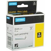 Resim Dymo Rhinopro 1734821 Beyaz/Siyah Lamine Vinil Şerit 24 MM X 5.5 