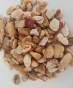 Resim Sarı Çizgili Dolomit Taş 2 Kg 1-2 Cm Bahçe Dere Taşı Çakıl Taşı 