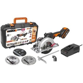 Resim Worx WX531 20Volt 2.0Ah Li-ion 120 MM Kömürsüz Profesyonel Çok Amaçlı Daire Testere 