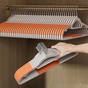 Resim 20 Parça Kaymaz ve İz Bırakmayan Askı Seti, Sağlam Aşçılık Ceketleri, 360 Derece Farklı Hareket Eden Kancalarla Dayankar Ve Yer Tasaran Gardrop Asıları, Çamașır ile Kurutma Sakl 