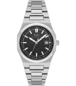 Resim Rms Zeitmeister Rms.1.ag1611.02-w Kristal Cam Takvimli 5 Atm Suya Dayanıklı Metalik Renk Erkek Kol Saati Metalik 