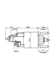 Resim Mega Marş Otomotiği N.denso 12v Mercedes Sprınter/vıto/vıano/c180 