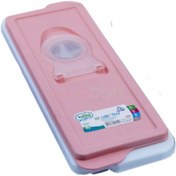 Resim OZCMAX 2 Adet Kapaklı Buz Kalıbıı Yapışmaz Sert Plastik (Lg) 