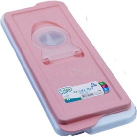 Resim OZCMAX 2 Adet Kapaklı Buz Kalıbıı Yapışmaz Sert Plastik (Lg) 