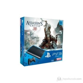 Resim Sony PS3 500 GB Assassin's Creed 3 Paket Konsol 
