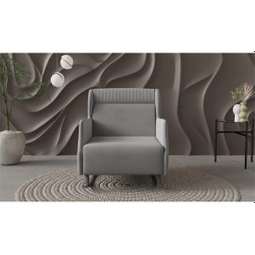 Resim Nepal Sallanır Berjer Tv Koltuğu Dinlenme Koltuğu - Gri Gri 