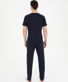 Resim Pierre Cardin 6050 Erkek Kısa Kollu Penye Pijama Takımı 001 