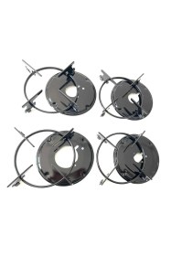 Resim Kumtel Uyumlu,termikel Birçok Marka Için Cam Ocak Izgara Takımı-ankastre-set Üstü Ocak Izgarası 36 Parça DİĞER 