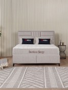 Resim Kilim Mobilya Bamboo Sleepy Sandıklı Baza Başlık Seti Bej (YATAK DAHİL DEĞİLDİR) 