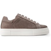 Resim Deery Hakiki Deri Vizon Rengi Sneaker Kadın Ayakkabı 