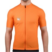 Resim BSCYCLİNG Turuncu Bisiklet Forması ( Petek desen, Kısa kol ) 