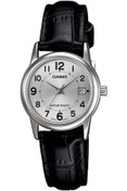 Resim Casio Kadın Kol Saati LTP-V002L-7BUDF Deri Siyah 
