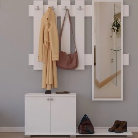 Resim Remaks Papatya Vestiyer Portmanto Takımı - Beyaz 