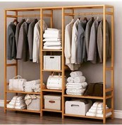 Resim MFG AHŞAP Ahşap Ayaklı Askılık 170x160x30 