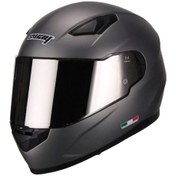 Resim Sway 816 Mat Metalic Grey Full Face Motosiklet Kaski-53160 