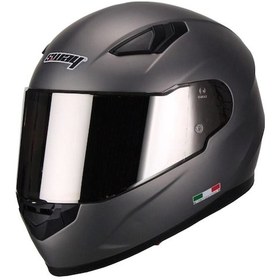 Resim Sway 816 Mat Metalic Grey Full Face Motosiklet Kaski-53160 