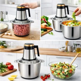 Resim Allians 3000W 5l Çok Fonksiyonlu Mutfak Robotu, Doğrayıcı, Et, Meyve, Sebze 