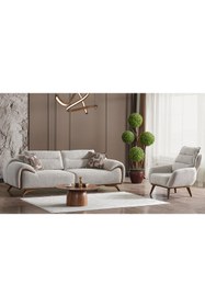 Resim Caddeyıldız Delon Oturma Grubu Metal Kasa 