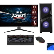 Resim Go Gamer GG837DPS Intel Core I9 14900F 64GB 1tb SSD + 1tb HDD RTX4060TI 16GB Windows 11 Pro 27" Masaüstü Bilgisayar 