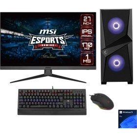 Resim Go Gamer GG667DPS Intel Core I7 14700F 64GB 2tb SSD + 2tb HDD RTX4080 Super Windows 11 Pro 27" Masaüstü Bilgisayar 