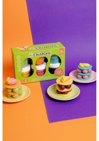 Resim Childgen Play Dough Childgen 6'lı 125gr Oyun Hamuru Seti 6x125gr Çok Renkli 