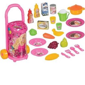 Resim Barbie Pazar Arabası 25 Parça 