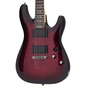 Resim Schecter DEMON-6 Elektro Gitar - Crimson Red Burst 