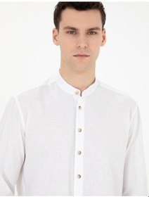 Resim Pierre Cardin Erkek Beyaz Gömlek Desenli 50288526-vr013 Beyaz 