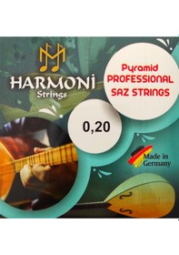 Resim Harmoni Strings Hrm20P Pyramid Uzun Sap Saz Bağlama Teli Takım Pr 