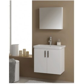 Resim Ece Banyo Slim Smart 60 Cm Banyo Dolap Seti 22Sss028060E 