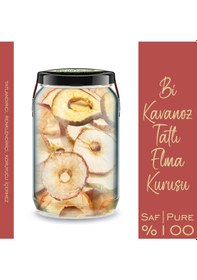 Resim Kırmızı Tatlı Elma Kurusu Bi Kavanoz 660 Cc. Cam Kavanoz Yuvarlak Dilim Kuru Elma Slice Dried Apple Diğer 