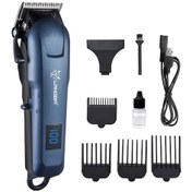 Resim Soulader Şarj Edilebilir Evcil Hayvan Tüy Kesme Makinesi İtme Tipi Pvc Kılıflı Kedi Köpek Saç Kırpma Aparatı Elektrikli Tıraş Makinesi 