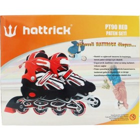 Resim Hattrick Pt 90 Kırmızı Paten M 34-37 