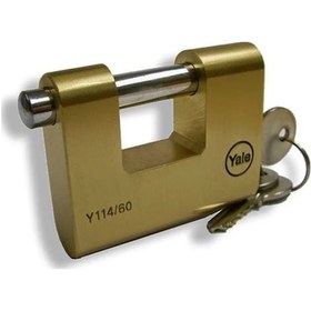 Resim Yale Oval Kayar Pimli Pirinç Asma Kilit 80 