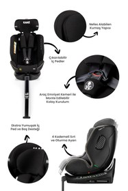Resim Kanz Highline Pro i-Size Oto Koltuğu Siyah 