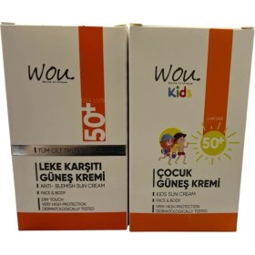 Resim Wou Güneş Kremi̇ Çeşi̇t 12 
