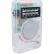 Resim nelerbulurum PİLLİ AM-FM ŞEFFAF ANALOG RADYOSU (88-108 FM FREKANS ARALIĞI) 