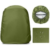 Resim Lemestar Askeri Yeşil S Boy 35l Çantalar İçin Su Geçirmez Kapak - Yağmur Ve Toz Koruyucu, 190t Poliester Taffeta Malzeme, Outdoor Etkinliklere Uygun 30-40l Yeşil 