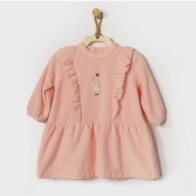 Resim Andy Wawa Anw-ac22364 Bebek Elbise Dress Velvet Street Style 