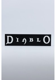Resim Diablo - 3 Boyutlu Tabela 18cm X 4.5cm X 1.5cm 