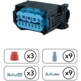 Resim Bmw Far Soketi 12 Pin Kablosuz 