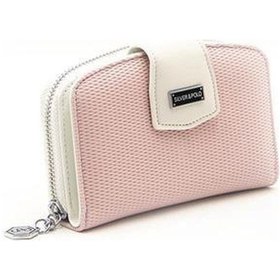 Resim Silver Polo Sp874 Kadın Cüzdan & Kartlık Petek Pembe-kemik 