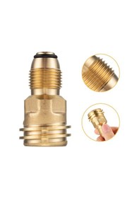Resim Geeksen Dayanıklı Pirinç Propan Adaptörü - Evrensel Uyumlu, Kolay Kurulum, 40-100lb Tanklar İçin 