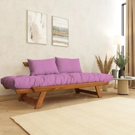 Resim Woodesk Adalar Masif Tik-Pembe Renk 2li Kanepe CPT8162-210 