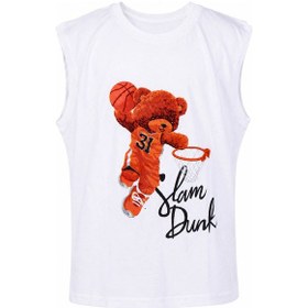 Resim Trender Ayı Basket Baskı Ekru Erkek Çocuk Atlet 8044 