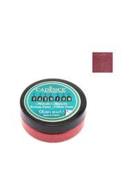 Resim Cadence Fashion Metalik Kumaş Pasta Kırmızı Renk FMP-05 